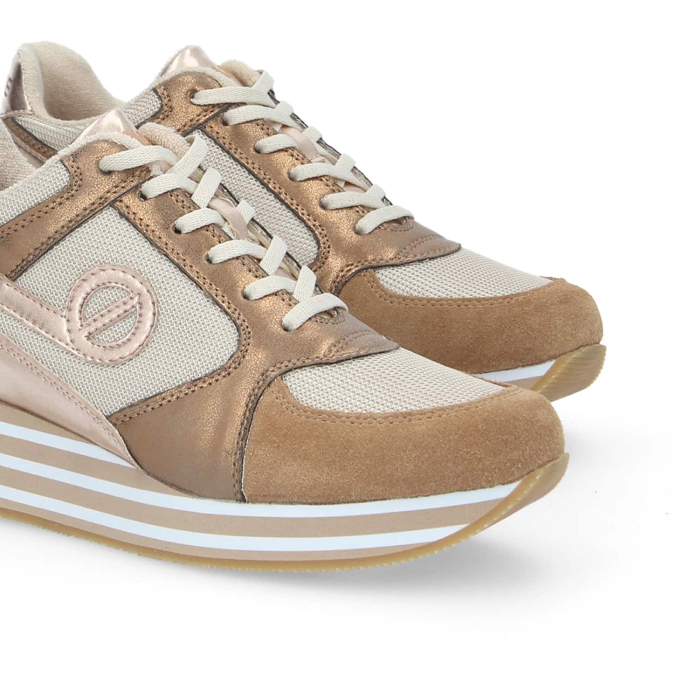 PARKO JOGGER W - KNIT/SDE/DUSTY - BEIGE/NUTS/COPPER